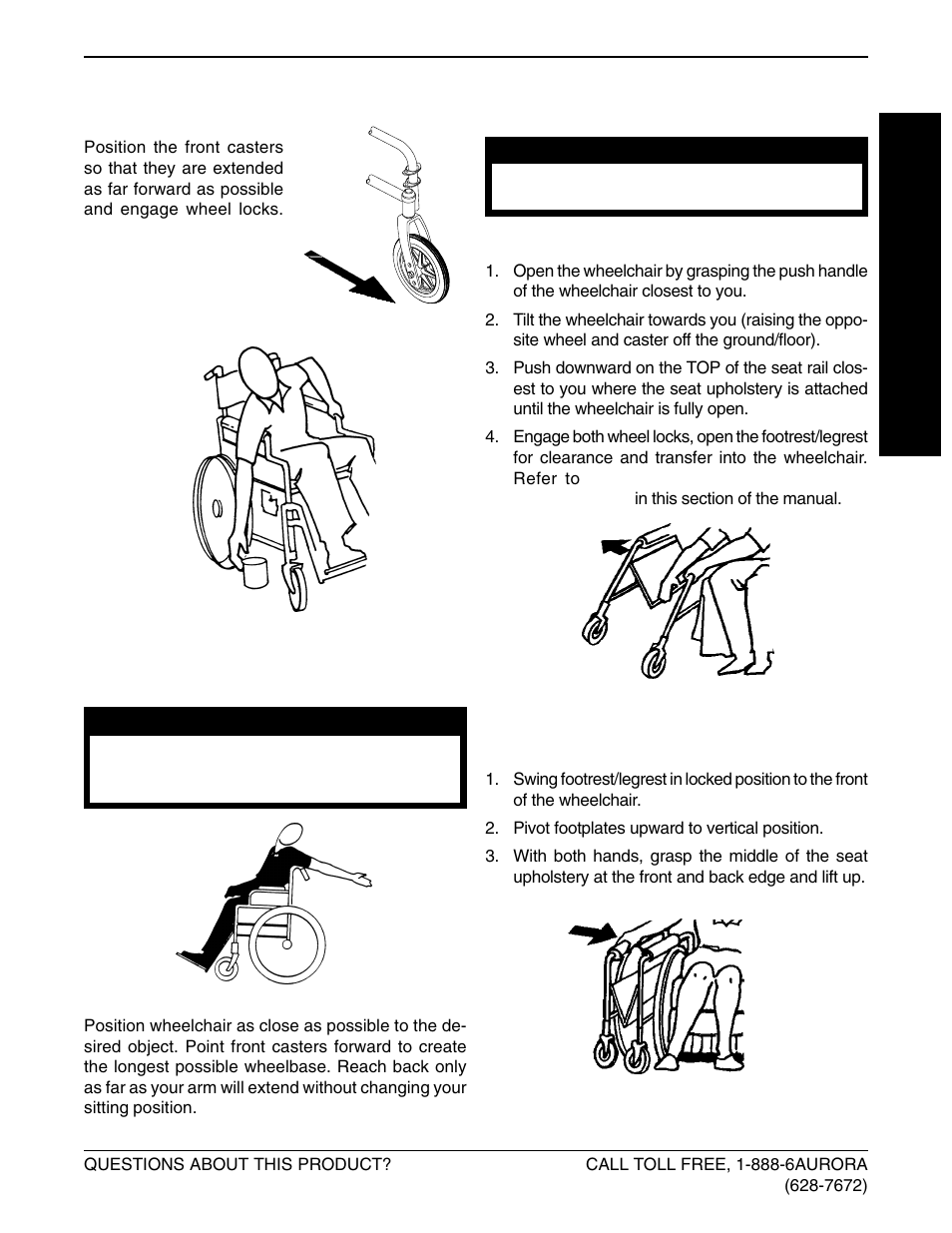 Invacare Lightweight Aluminum Wheelchair User Manual | Page 9 / 24