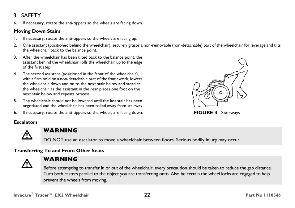 Invacare TRACER EX2 User Manual | Page 22 / 64