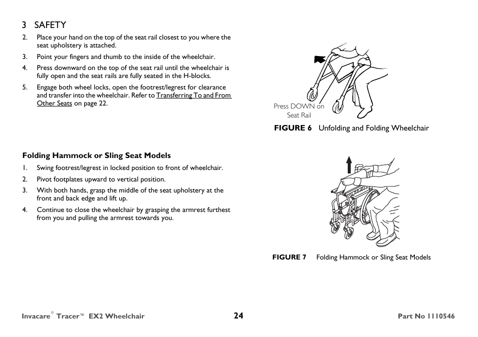 3 safety | Invacare TRACER EX2 User Manual | Page 24 / 64