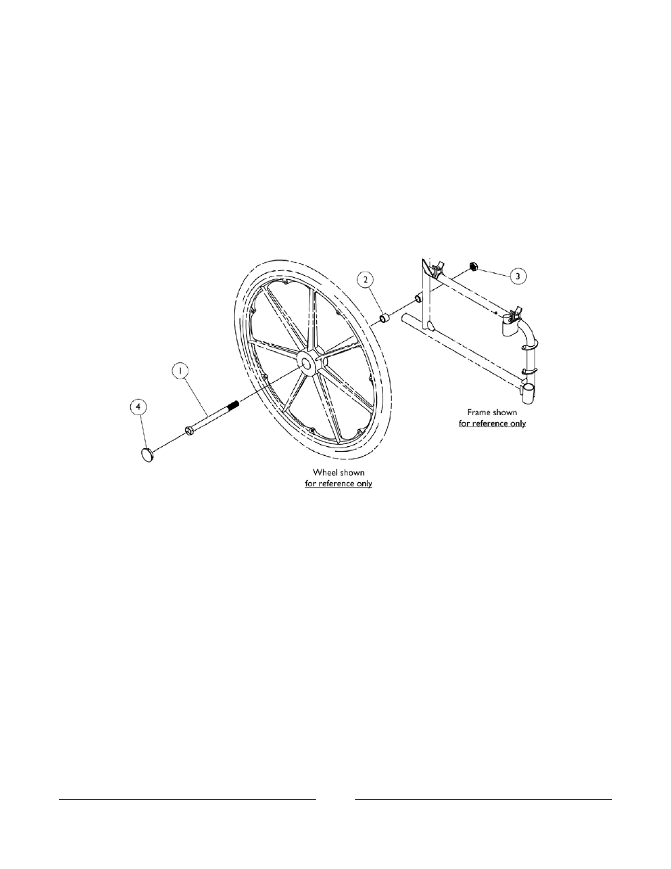 Rear wheel hardware | Invacare 3000 User Manual | Page 26 / 73