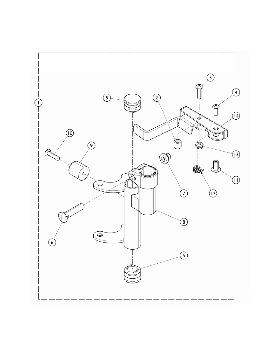 Footrest support assembly | Invacare 3000 User Manual | Page 39 / 73