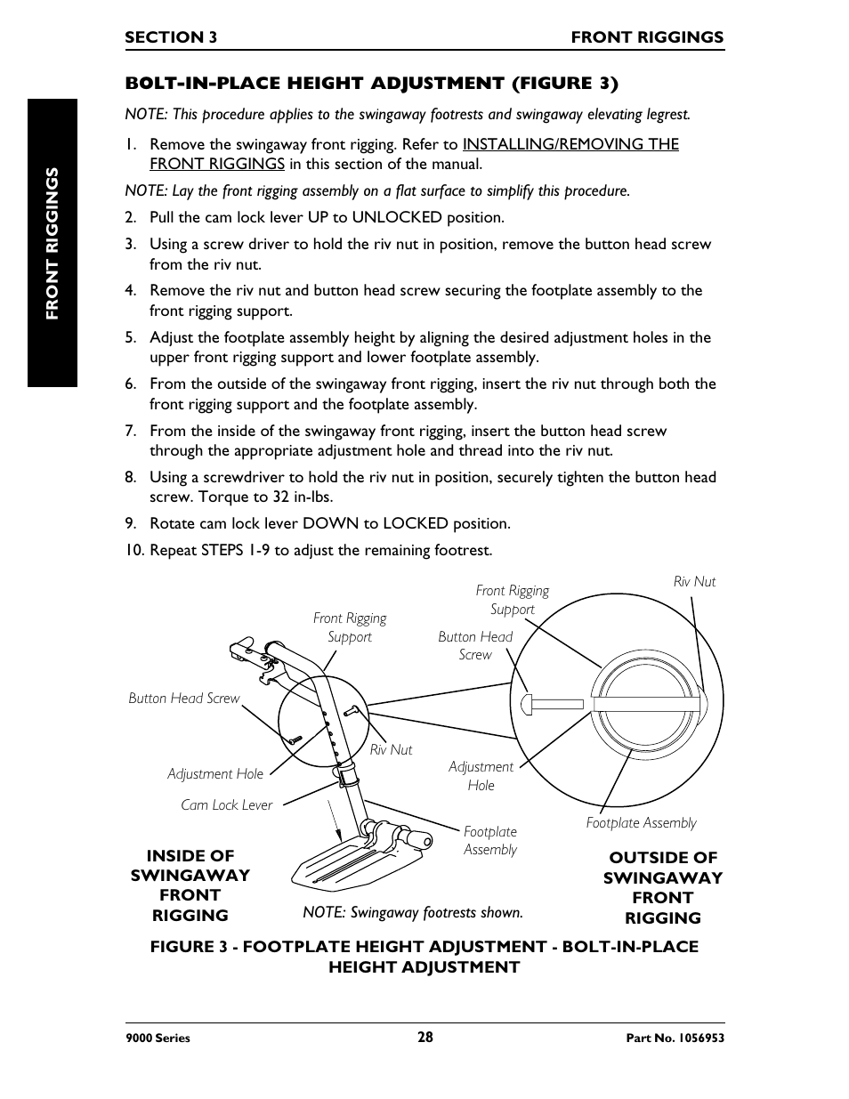 Invacare 9000 SL User Manual | Page 28 / 68