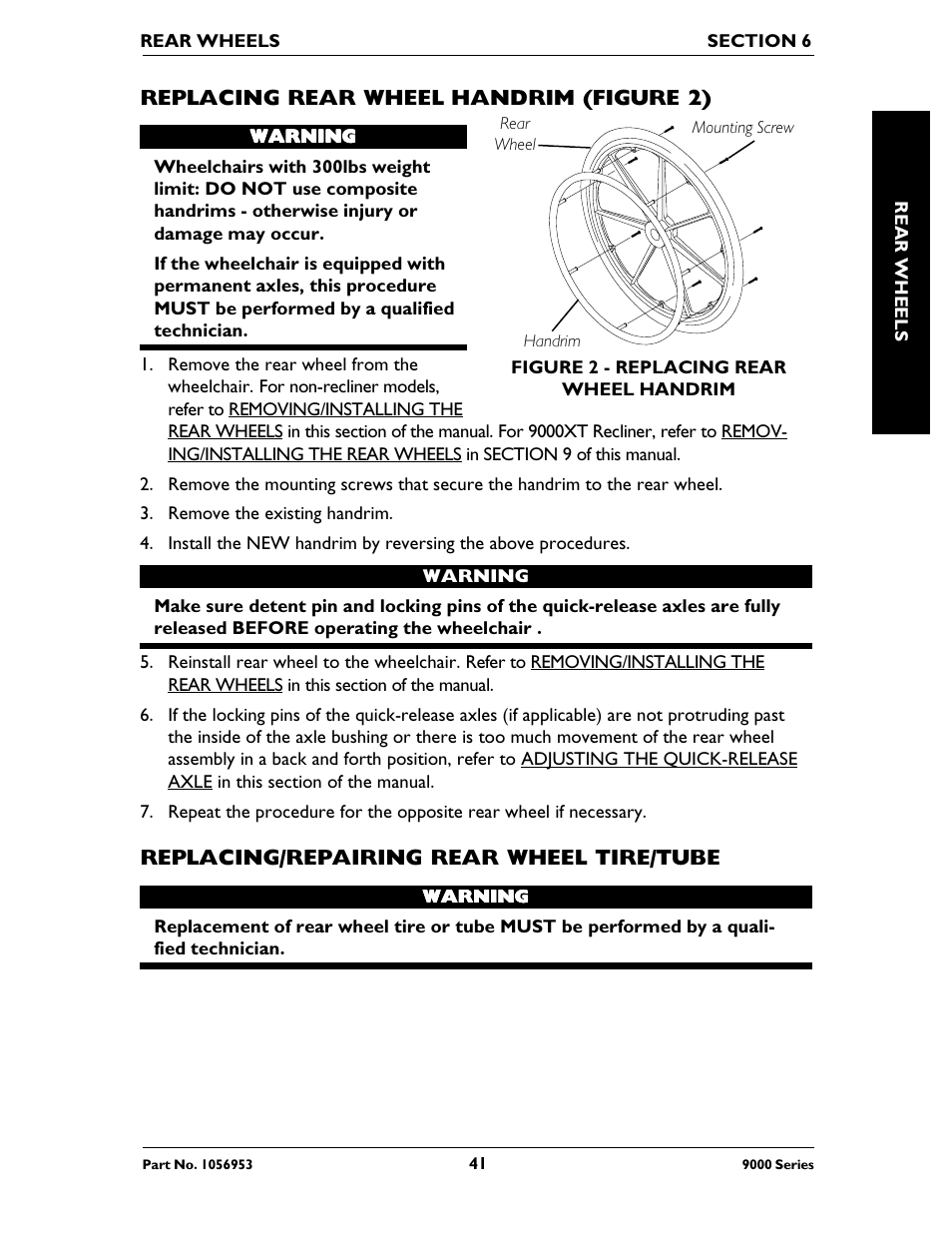 Invacare 9000 SL User Manual | Page 41 / 68