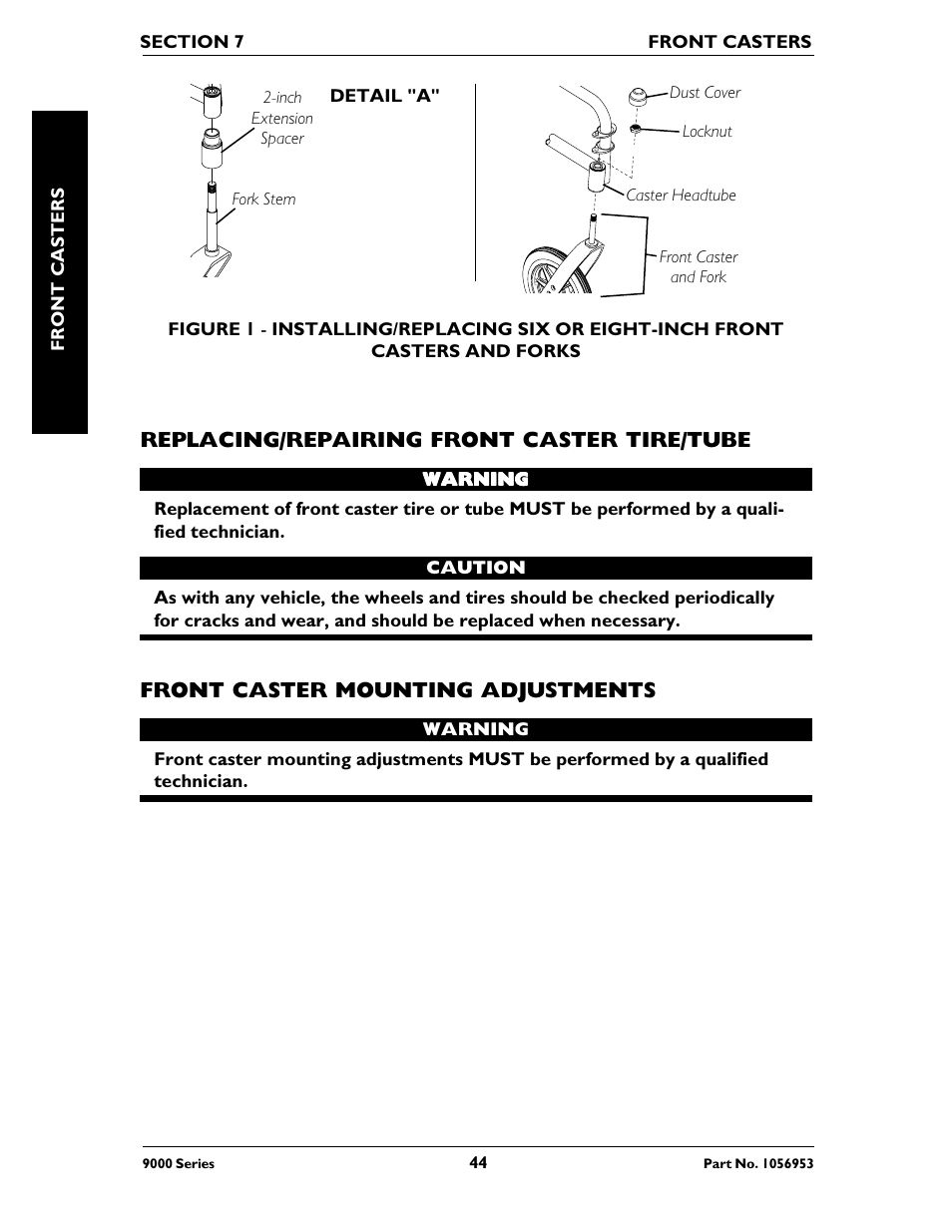 Invacare 9000 SL User Manual | Page 44 / 68