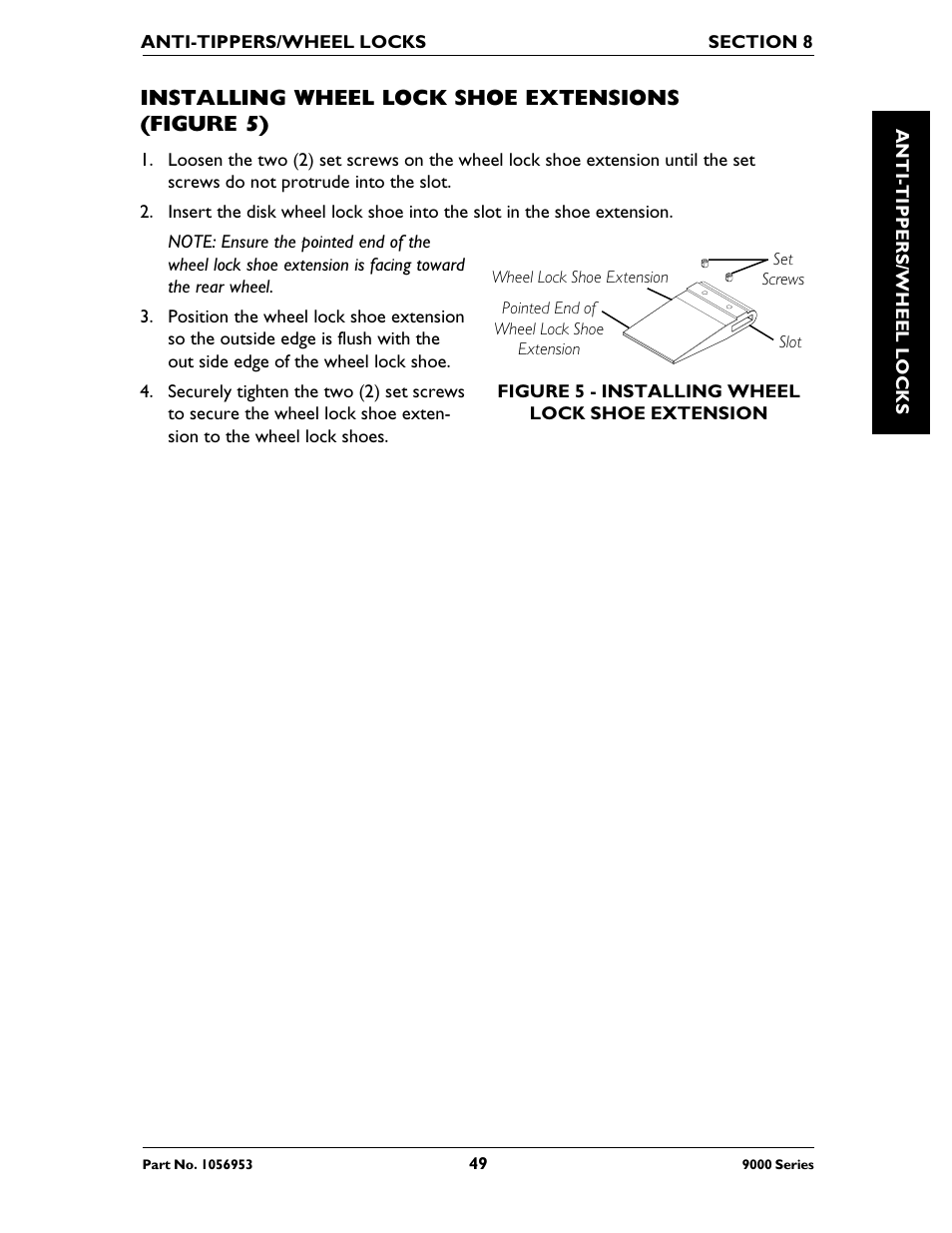 Invacare 9000 SL User Manual | Page 49 / 68