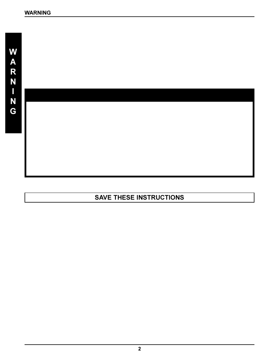 Warning | Invacare DLX User Manual | Page 2 / 40