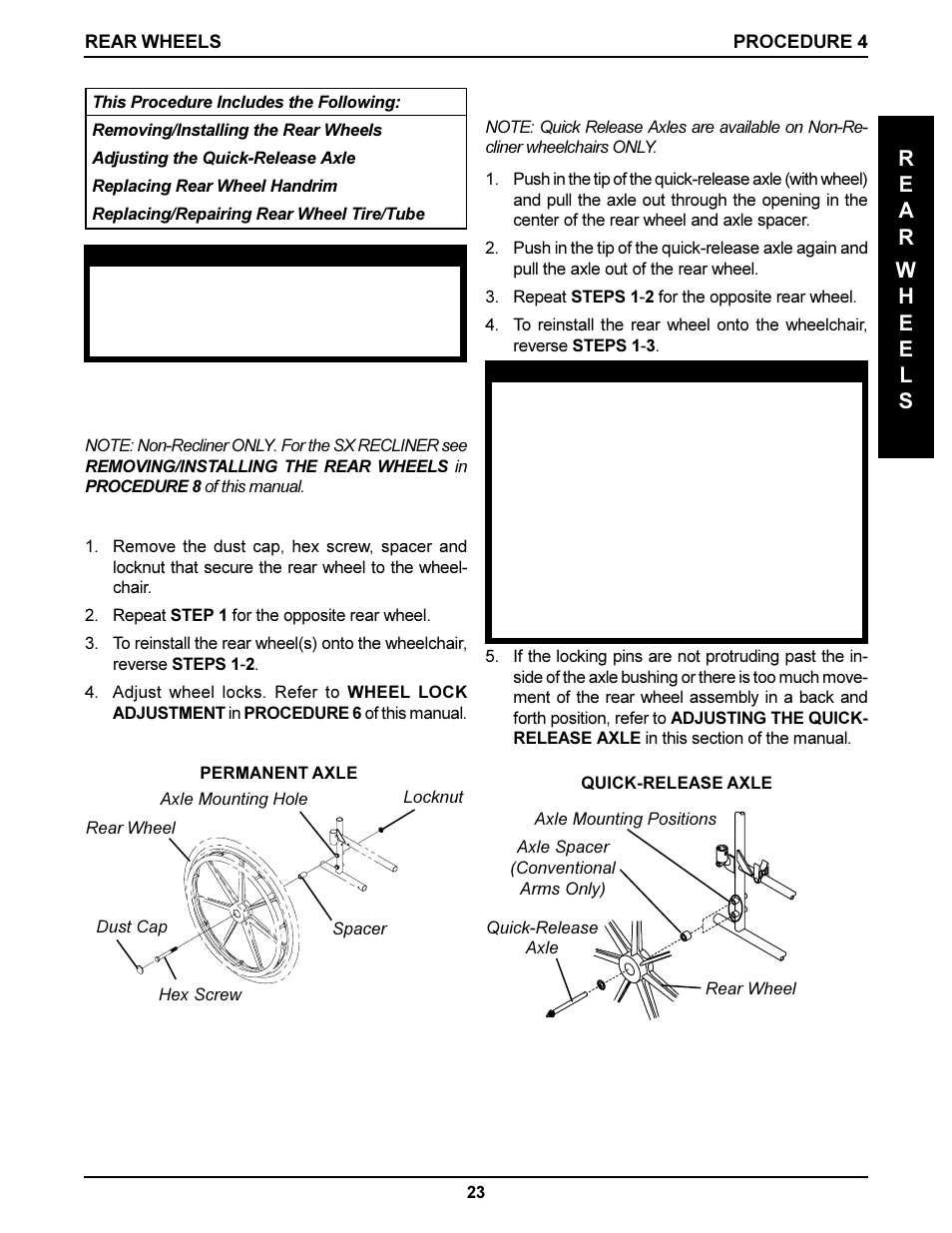 Invacare DLX User Manual | Page 23 / 40