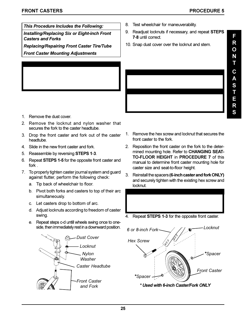 Invacare DLX User Manual | Page 25 / 40