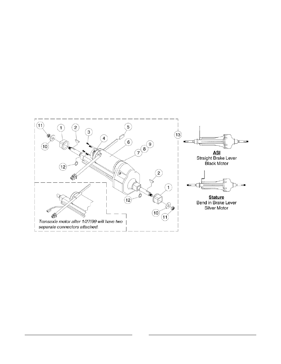 Motor and trans-axle | Invacare Discontinued 1/00 User Manual | Page 17 / 29