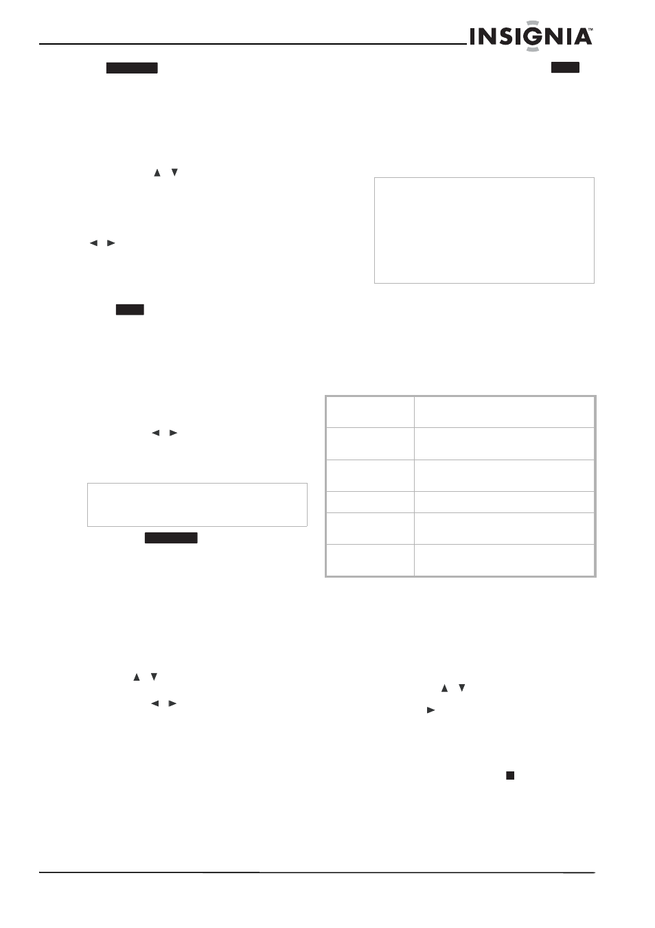 Time search (recherche en fonction de la durée), Camera angle (angle de prise de vues), Pour changer l’angle de prise de vues | 3d surround sound (son ambiophonique 3d), Pour activer un son ambiophonique 3d, Mémorisation de la dernière configuration, Lecture d'un cd audio ou de fichiers mp3/wma, Configuration requise des fichiers mp3/wma, Pour lire un cd audio ou des fichiers mp3/wma | Insignia NS-1DVDR User Manual | Page 45 / 96