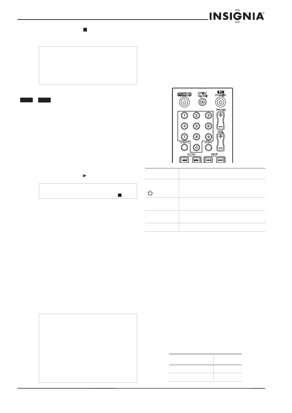 Pour afficher le menu title list (liste de titres), Référence, Pour entrer le code du fabricant | Insignia NS-1DVDR User Manual | Page 55 / 96