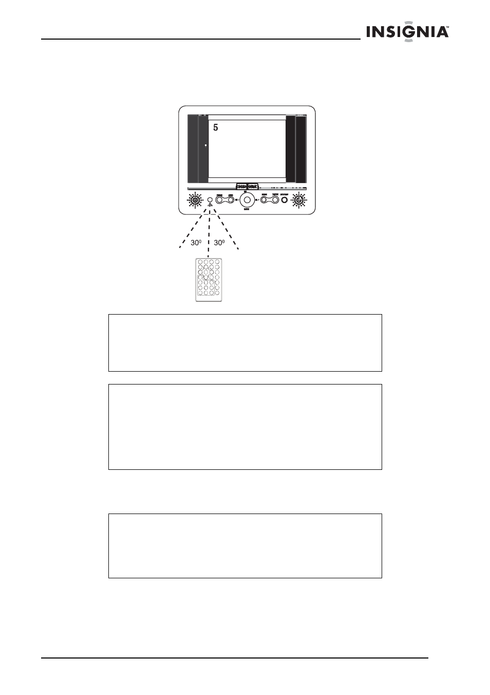 Conexión del adaptador de alimentación de ca, Para usar el adaptador de alimentación de ca | Insignia NS-5HTV User Manual | Page 59 / 78