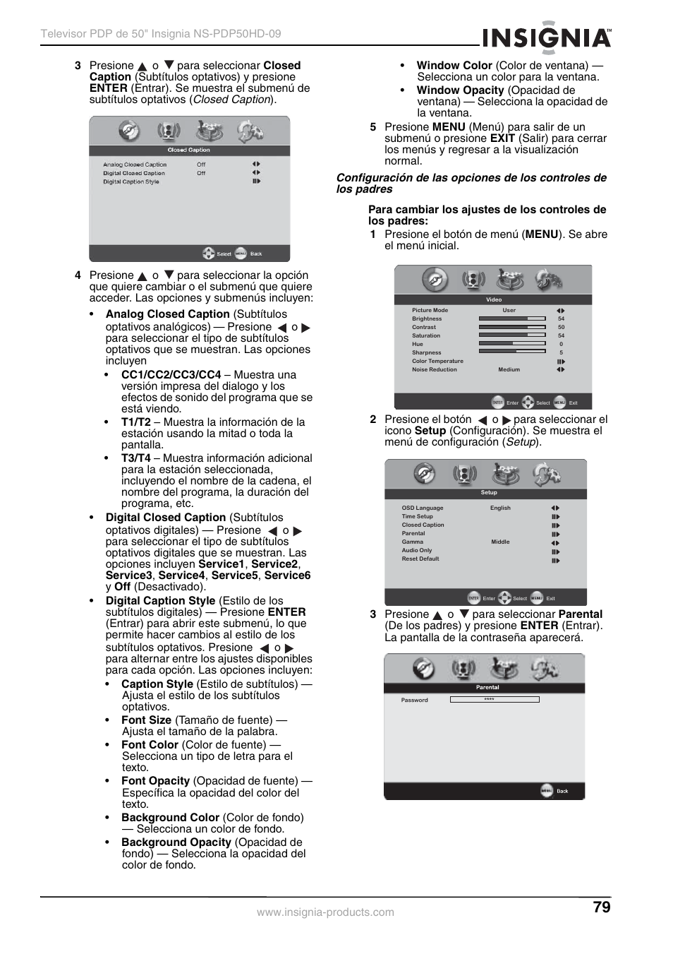 Insignia NS-PDP50HD-09 User Manual | Page 79 / 92