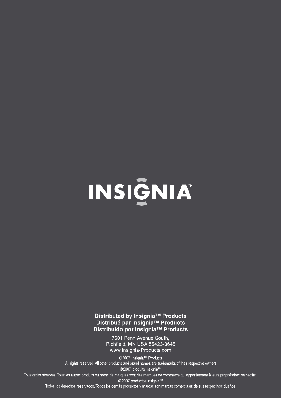Insignia NS-LCD26F NS-CL26C User Manual | Page 19 / 19