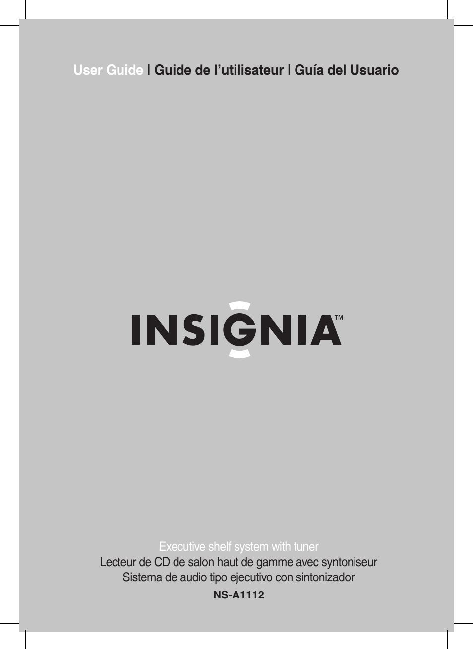 Insignia NS-A1112 User Manual | 24 pages