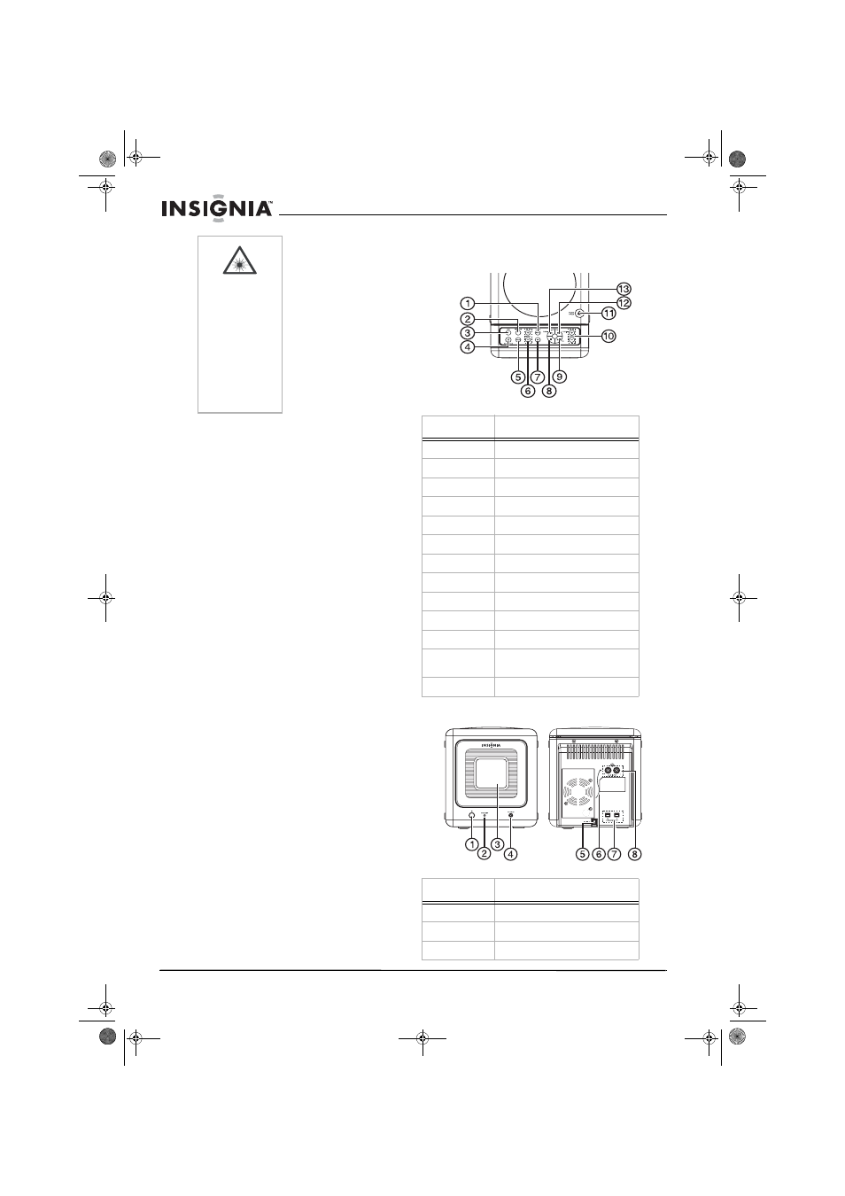 Fonctionnalités | Insignia NS-A1112 User Manual | Page 10 / 24