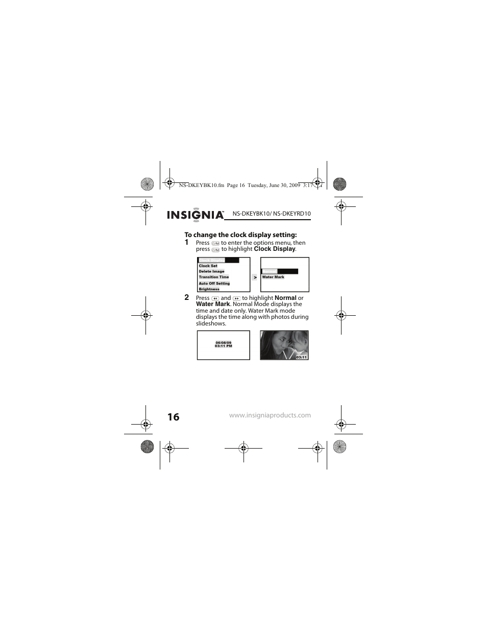 Insignia NS-DKEYRD10 User Manual | Page 16 / 36