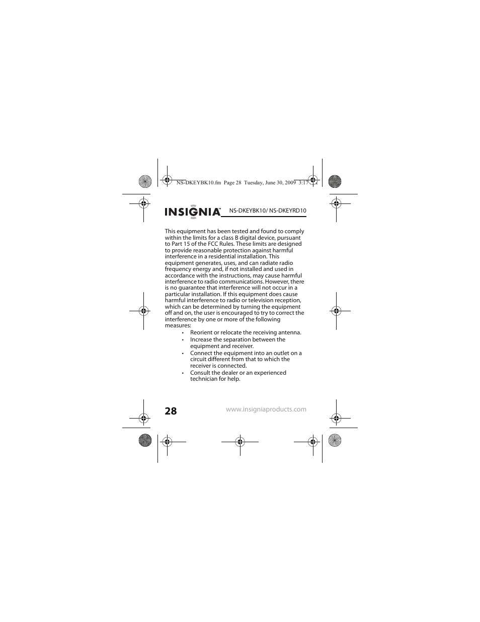 Insignia NS-DKEYRD10 User Manual | Page 28 / 36