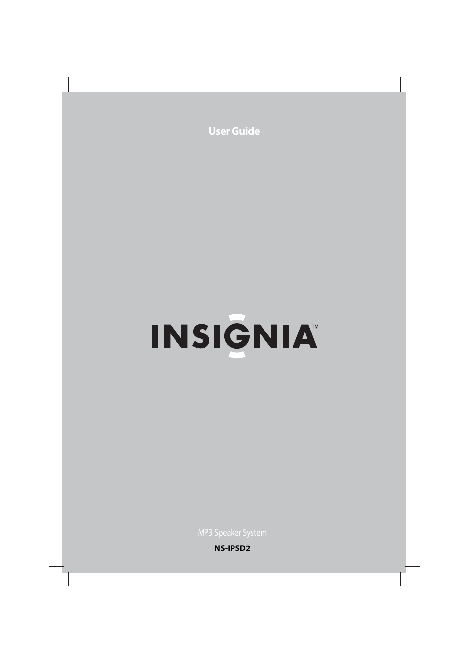 Insignia NS-IPSD2 User Manual | 10 pages