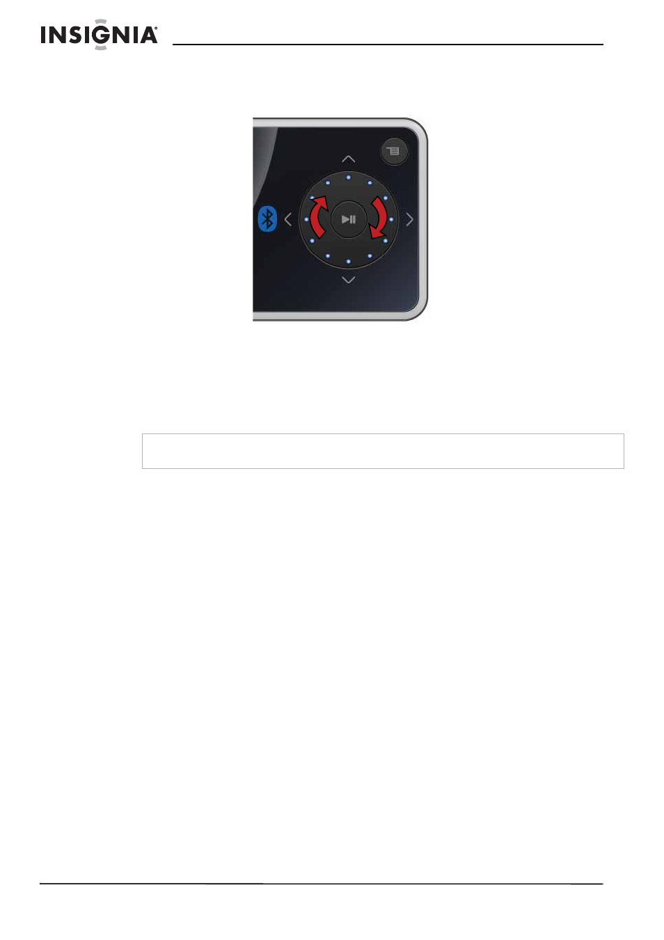 Cambiando el volumen, Bloqueando los botones, Obteniendo más música | Insignia Pilot with Bluetooth NS-8V24 User Manual | Page 44 / 74