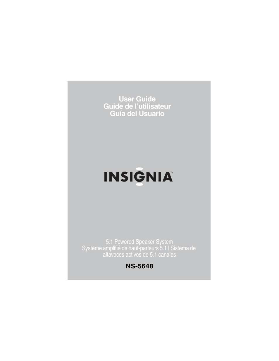 Insignia NS-5648 User Manual | 56 pages