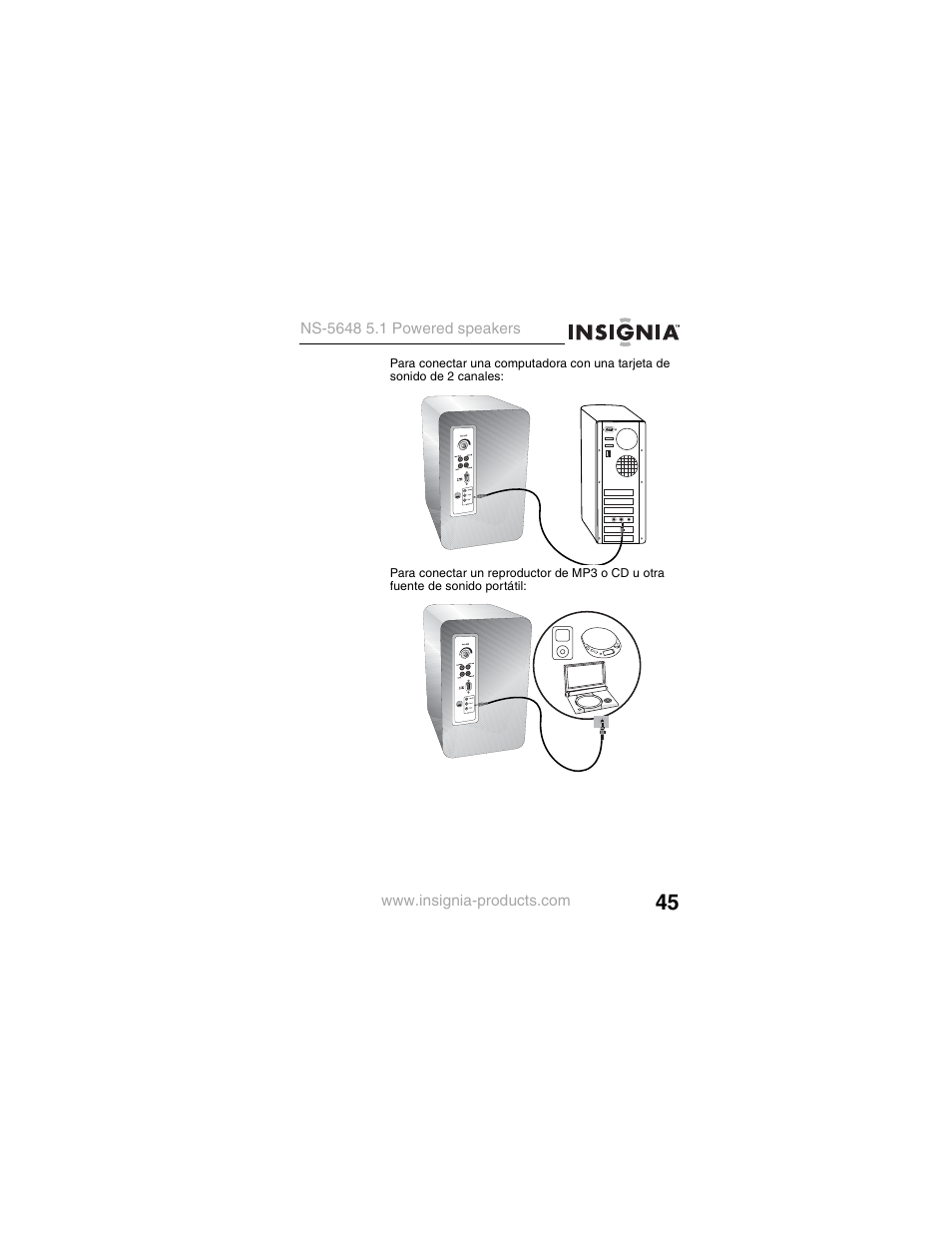 Insignia NS-5648 User Manual | Page 45 / 56