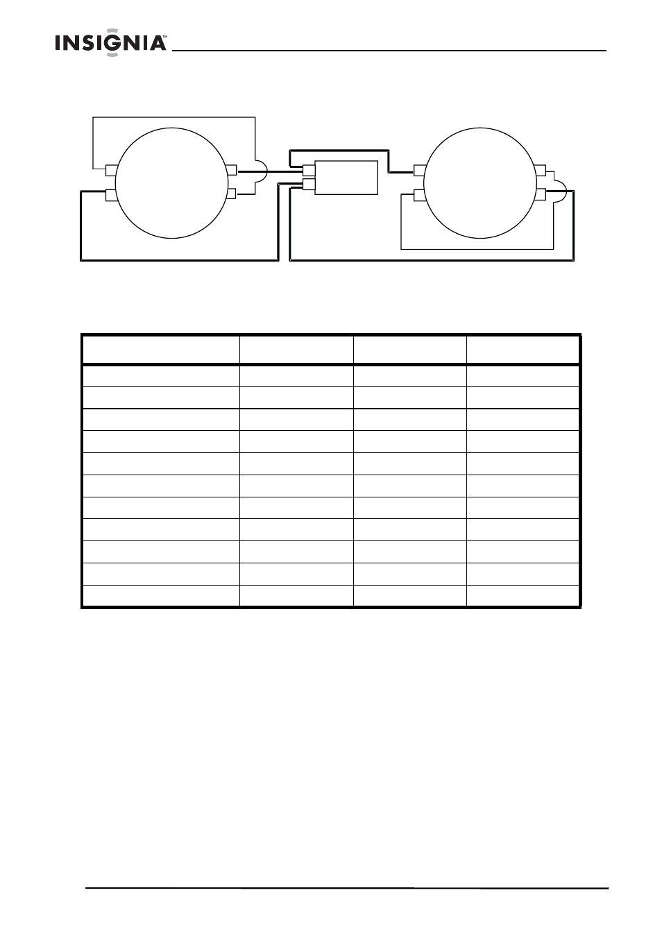 Series/parallel voice coil configuration, Specifications, Troubleshooting | Copyright, Specifications troubleshooting copyright, Specifications troubleshooting | Insignia NS-SUB12 User Manual | Page 6 / 24