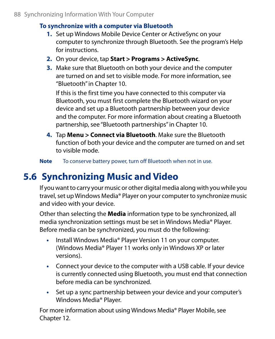 6 synchronizing music and video | Insignia X7510 User Manual | Page 88 / 241