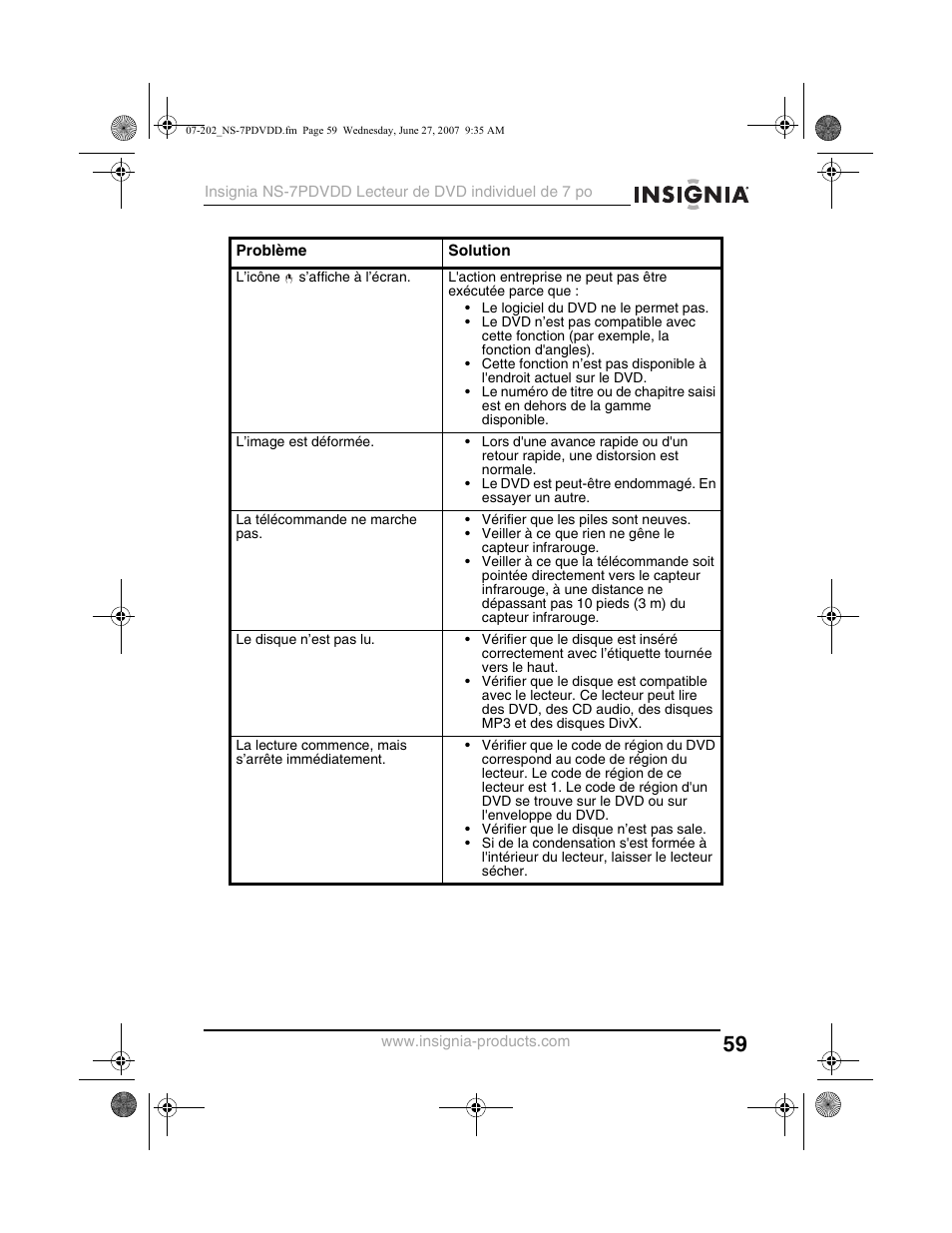 Insignia NS-7PDVDD User Manual | Page 59 / 100