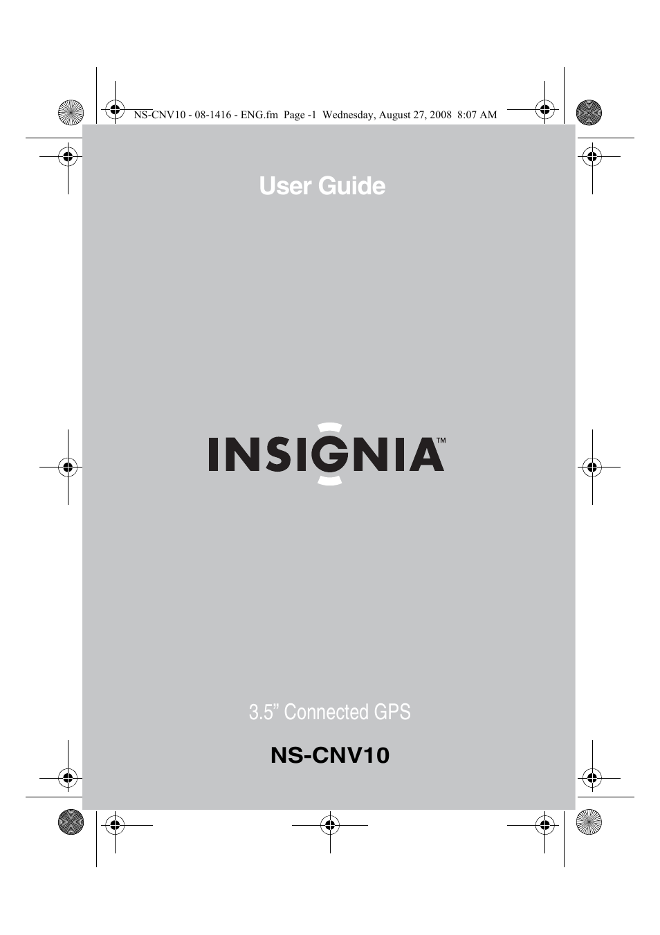 Insignia NS-CNV10 User Manual | 72 pages