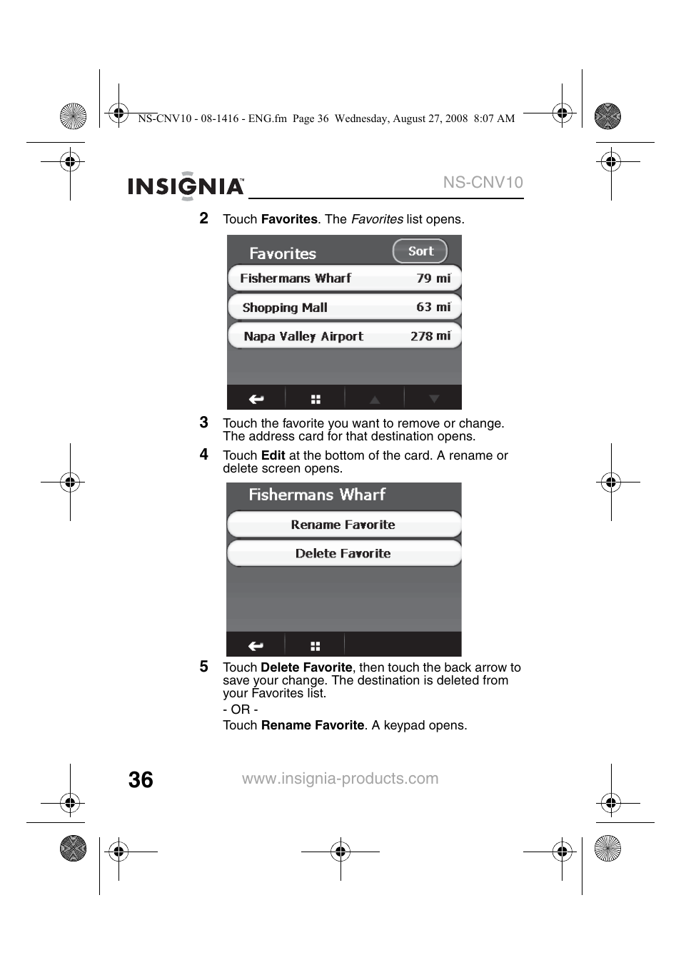 Insignia NS-CNV10 User Manual | Page 38 / 72