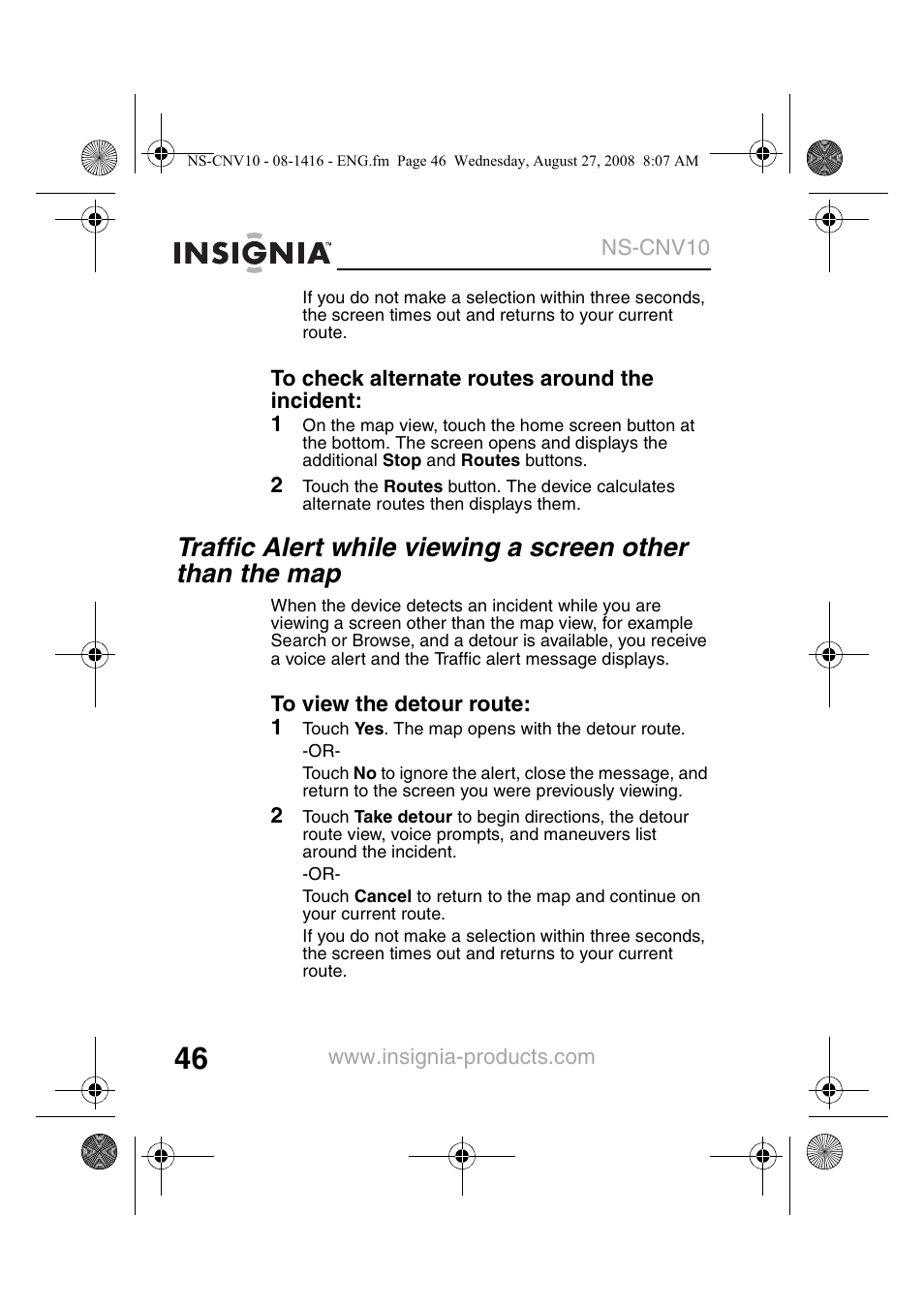 Insignia NS-CNV10 User Manual | Page 48 / 72