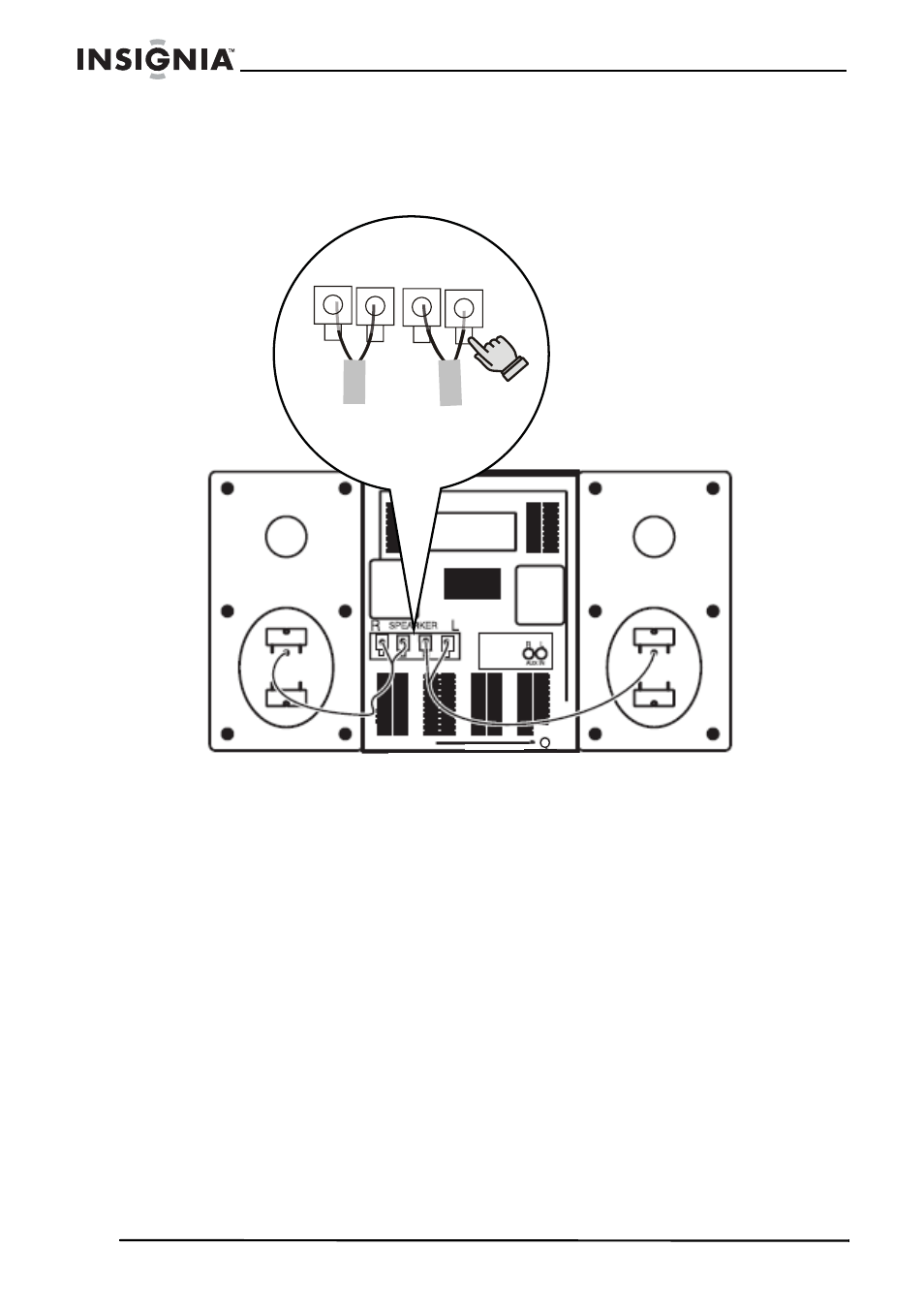 Connexion des haut-parleurs, Utilisation de l'appareil, Fonctionnement de la radio | Pour utiliser la radio | Insignia NS-A2113 User Manual | Page 30 / 62