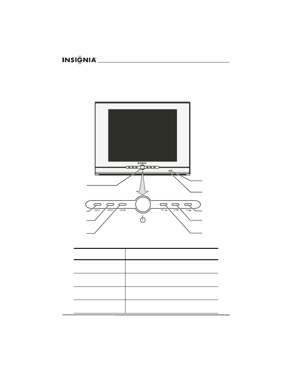 Caractéristiques, Avant | Insignia NS-14FTV User Manual | Page 29 / 78