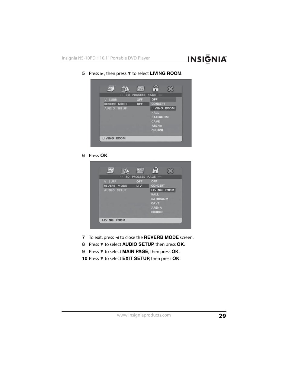 Insignia NS-10PDH User Manual | Page 29 / 44