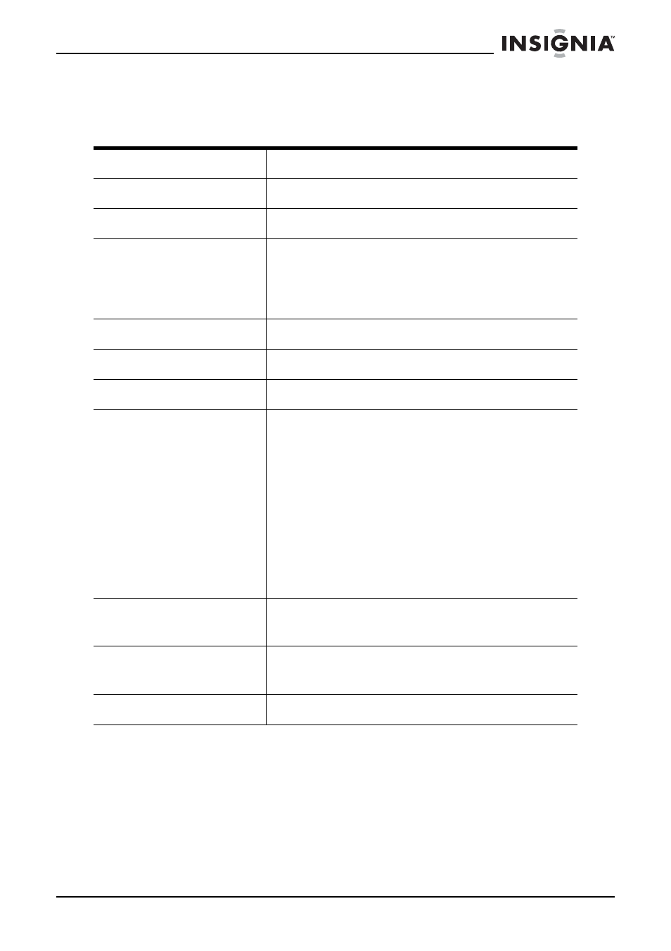 Specifications | Insignia IS-HDPLTV42 User Manual | Page 26 / 106