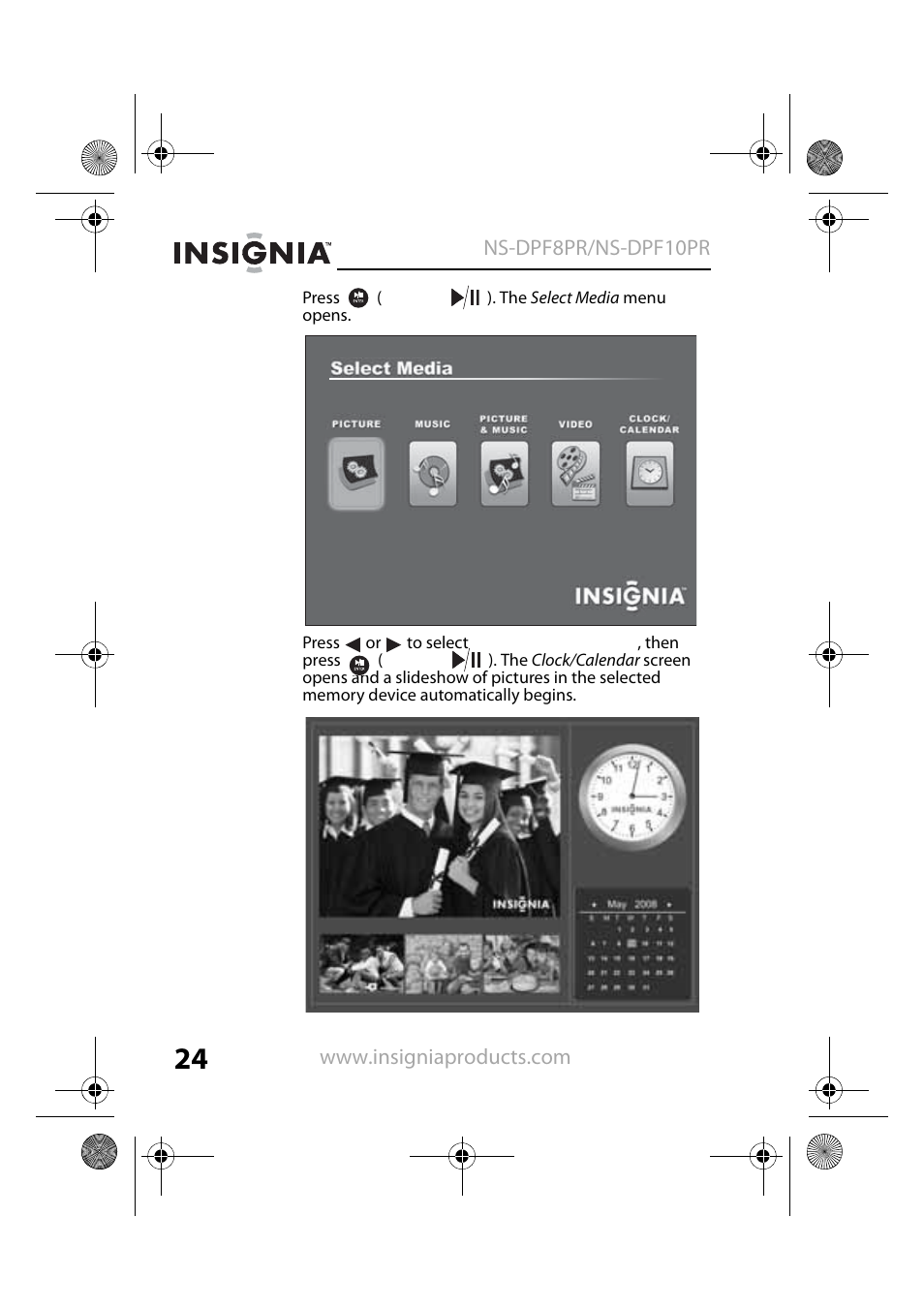 Insignia NS-DPF8PR User Manual | Page 26 / 52