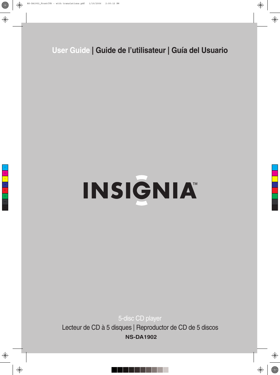 Insignia NS-DA1902 User Manual | 32 pages