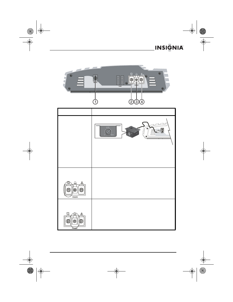 Vue arrière | Insignia NS-A1200 User Manual | Page 27 / 62