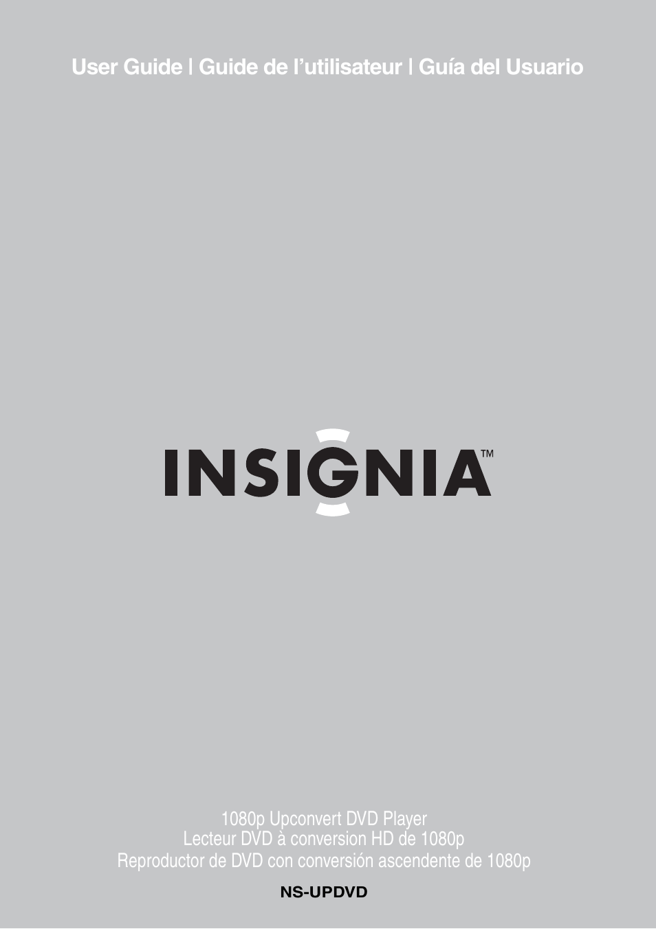 Insignia NS-UPDVD User Manual | 52 pages