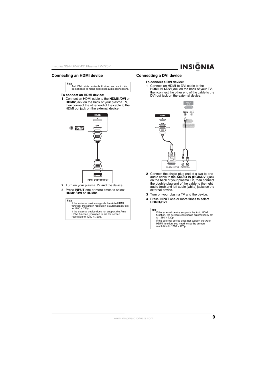 Insignia NS-PDP42 User Manual | Page 11 / 98