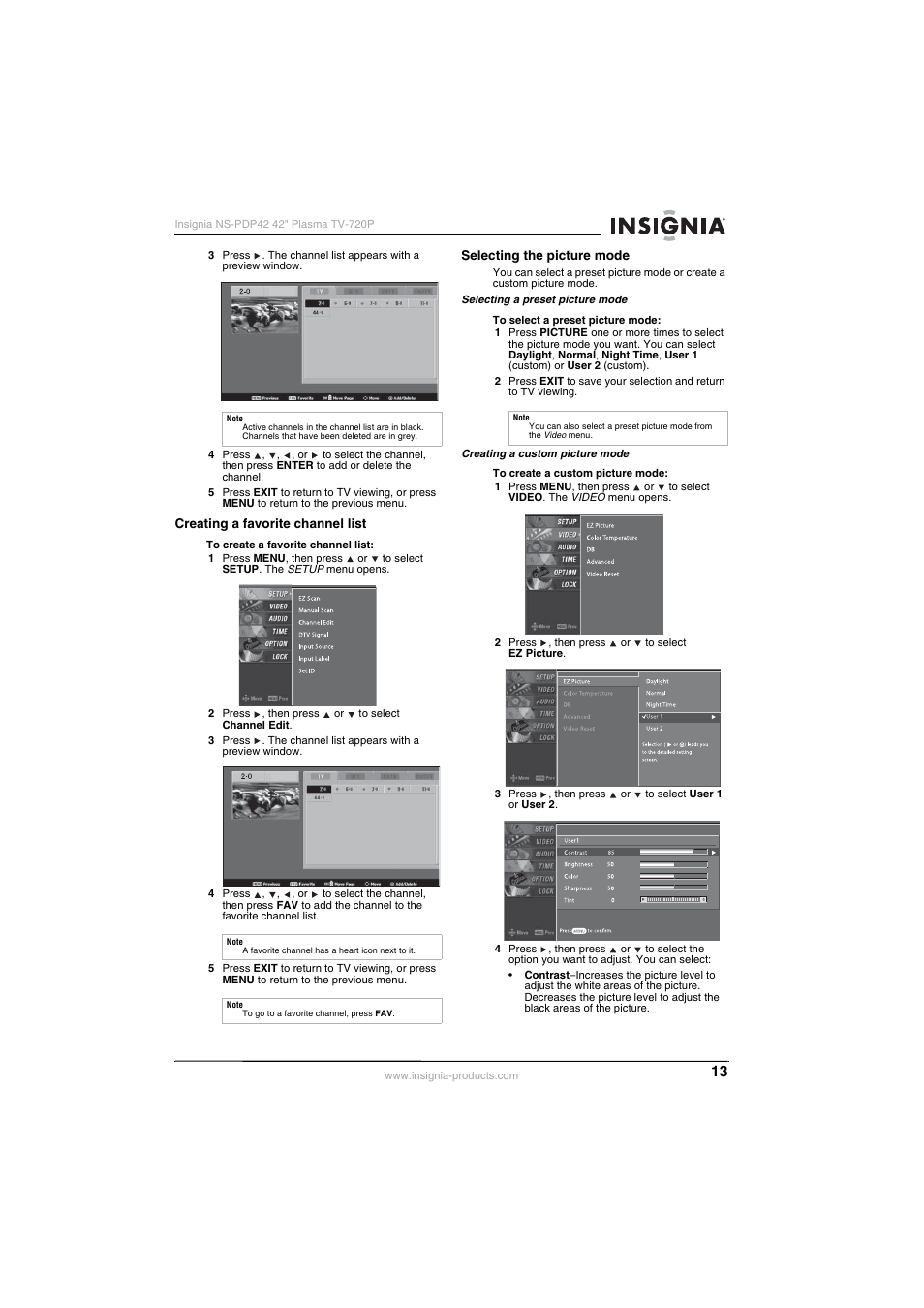 Insignia NS-PDP42 User Manual | Page 15 / 98
