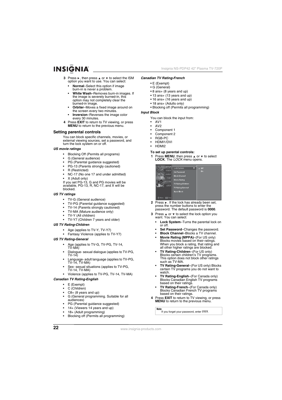 Insignia NS-PDP42 User Manual | Page 24 / 98