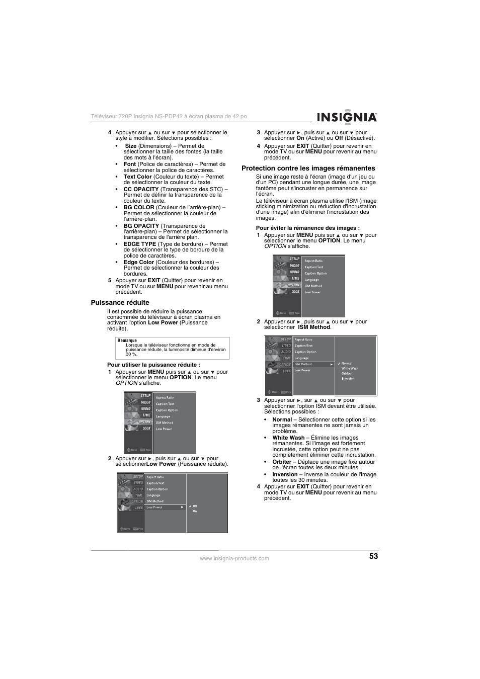 Insignia NS-PDP42 User Manual | Page 55 / 98