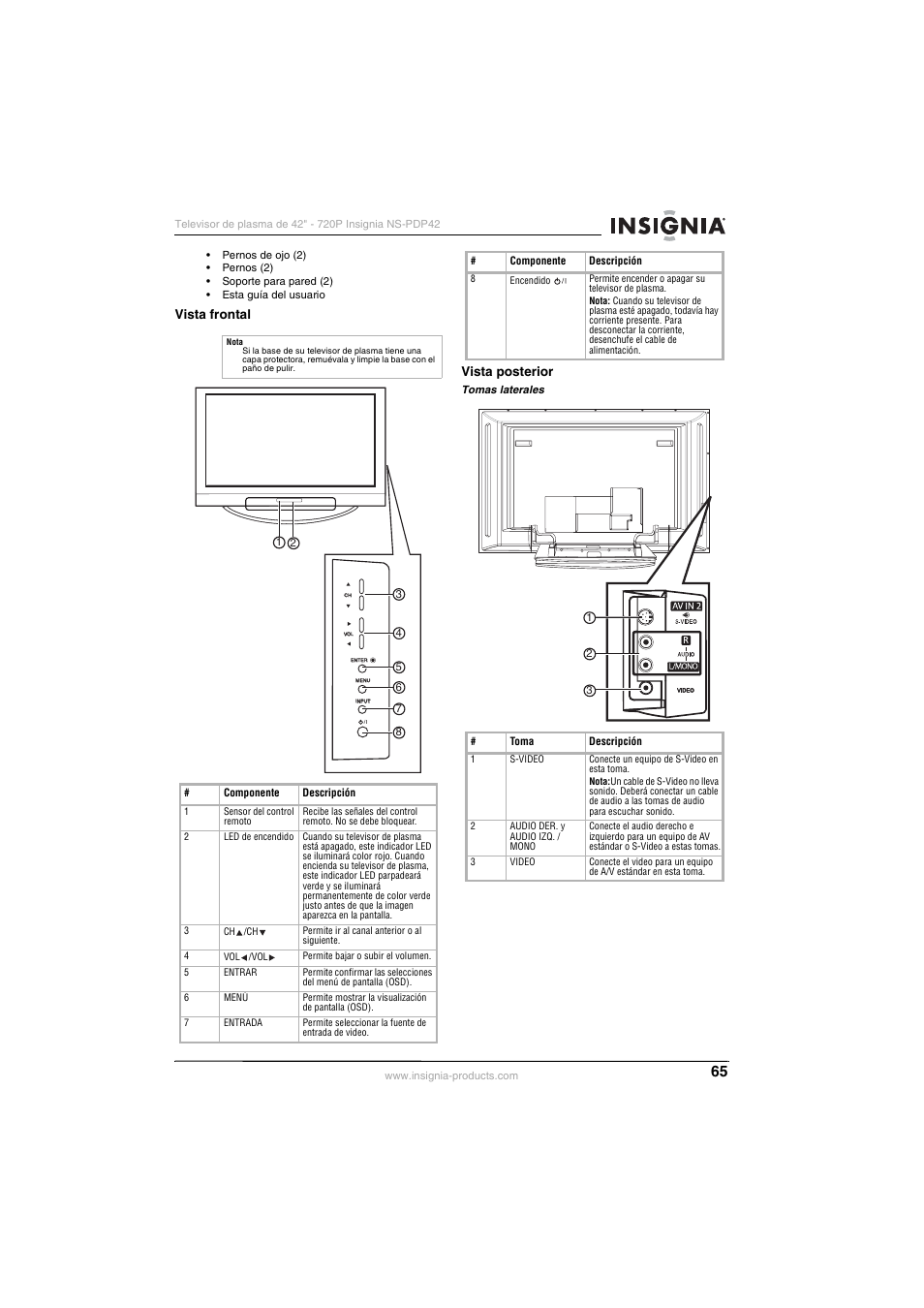 Insignia NS-PDP42 User Manual | Page 67 / 98