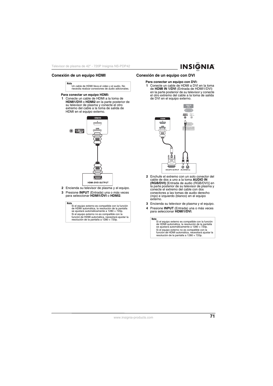 Insignia NS-PDP42 User Manual | Page 73 / 98