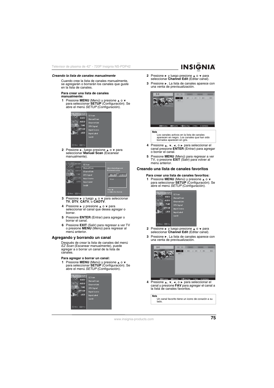 Insignia NS-PDP42 User Manual | Page 77 / 98