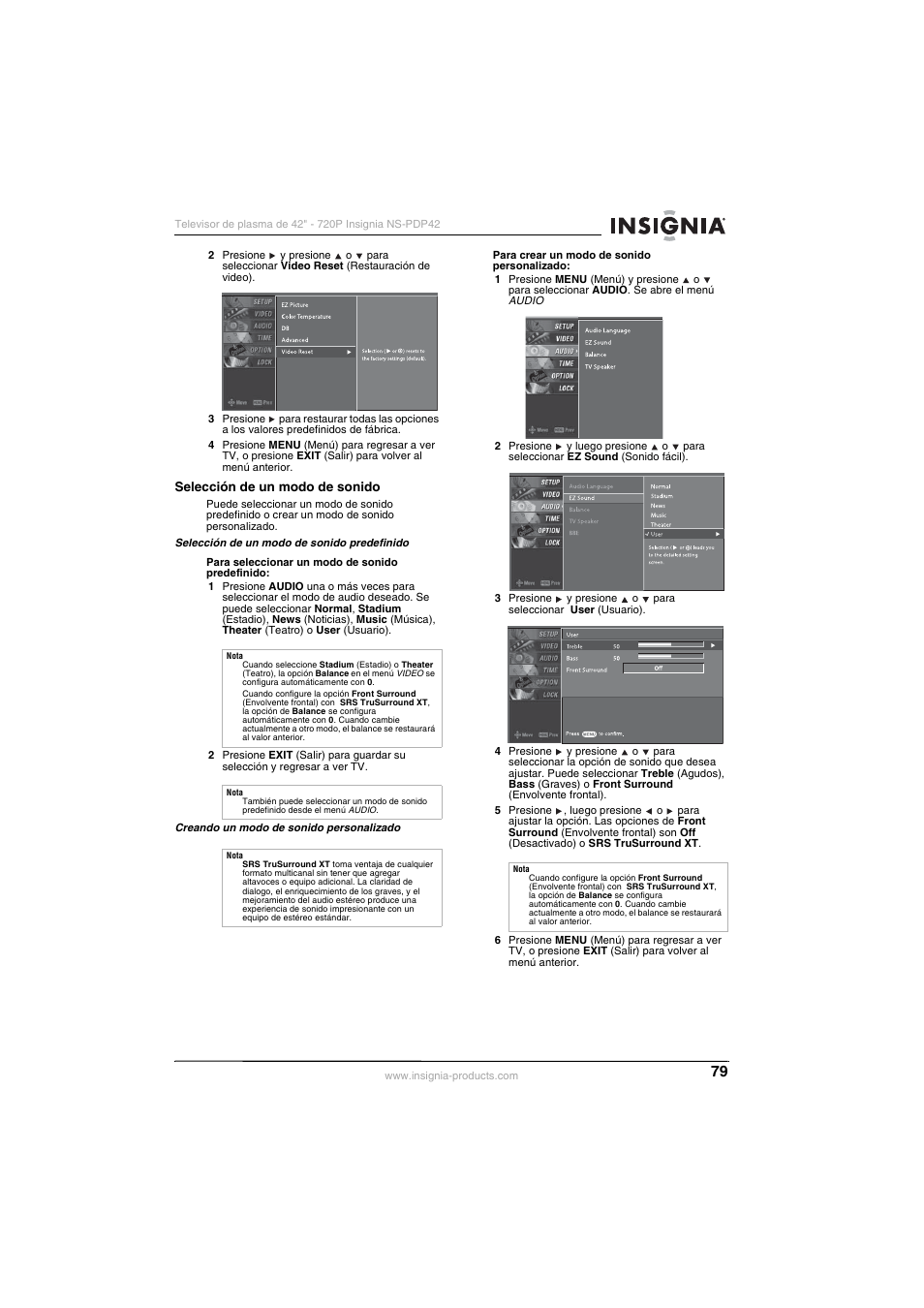 Insignia NS-PDP42 User Manual | Page 81 / 98