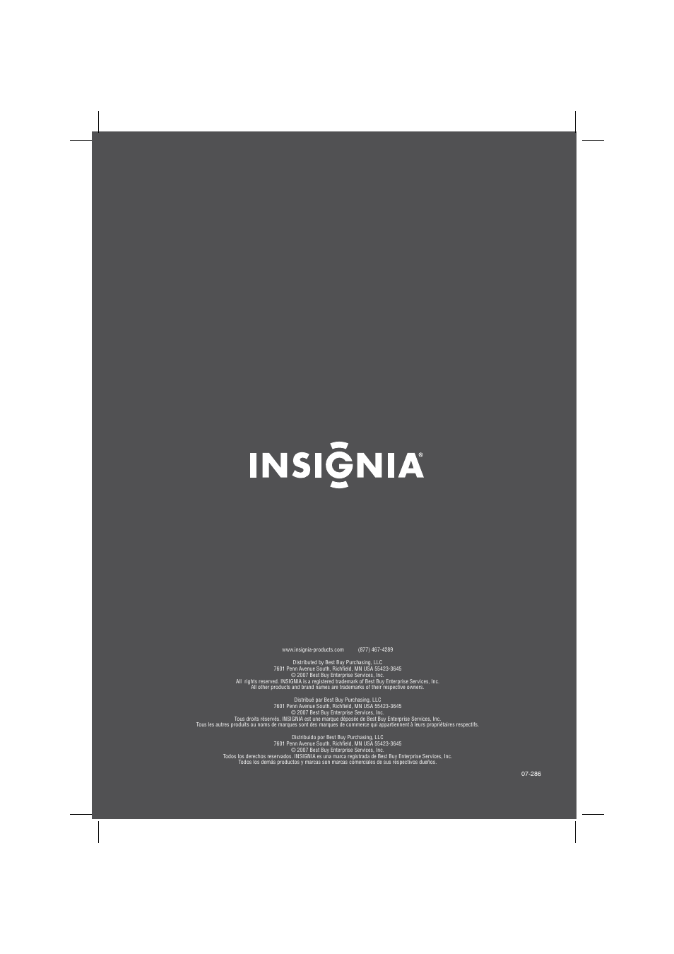 Insignia NS-PDP42 User Manual | Page 98 / 98