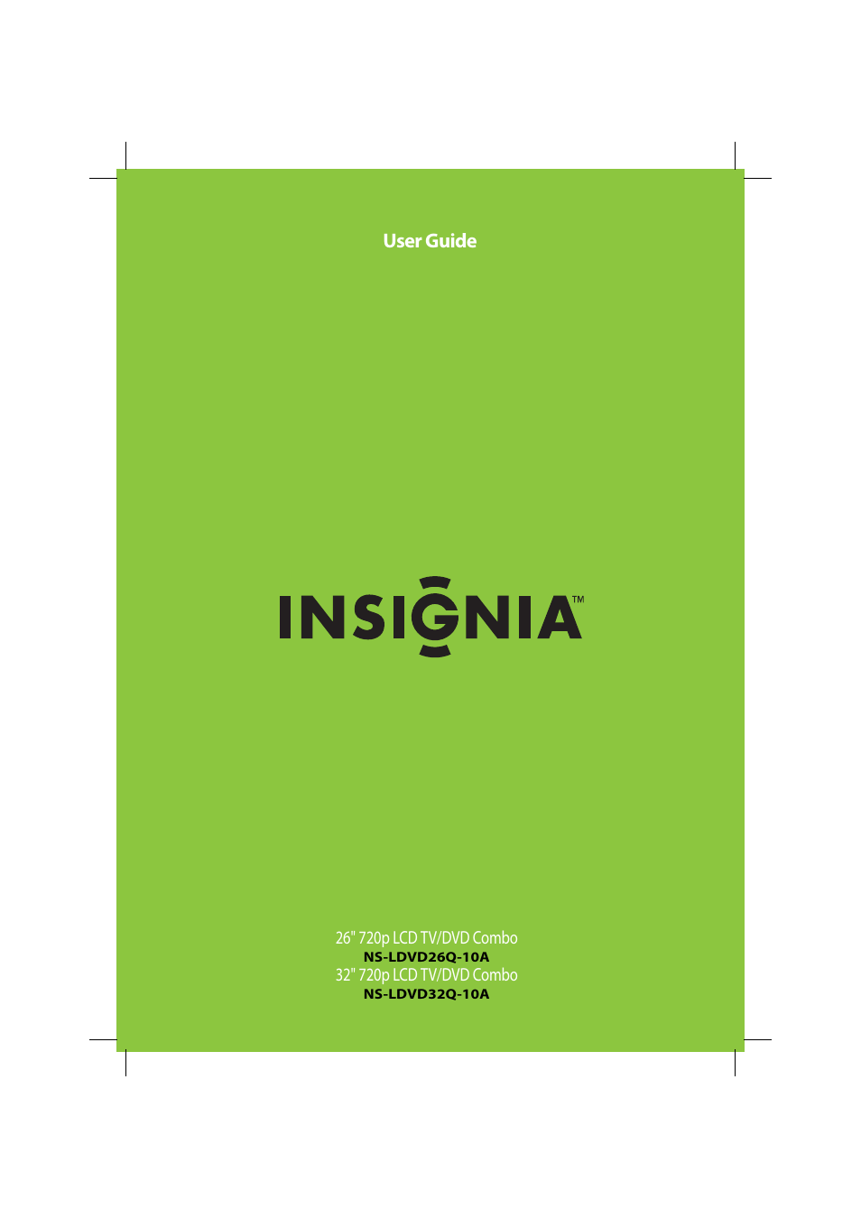Insignia NS-LDVD26Q-10A User Manual | 56 pages